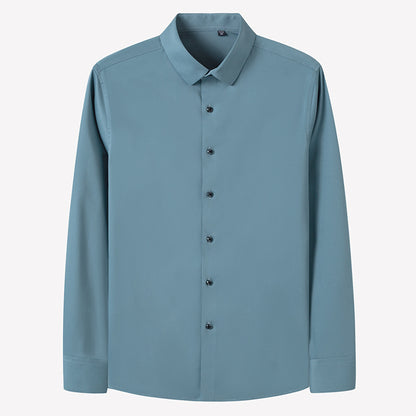 Camicie eleganti da uomo in modal, a maniche lunghe, elasticizzate, formali | C2080 