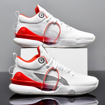 Baskets montantes élégantes pour hommes, chaussures de basket-ball athlétiques |