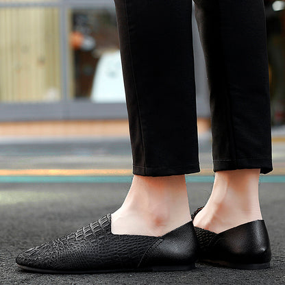Scarpe da uomo in pelle con punta rotonda britannica | 2025 
