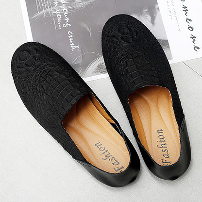 Scarpe da uomo in pelle con punta rotonda britannica | 2025 