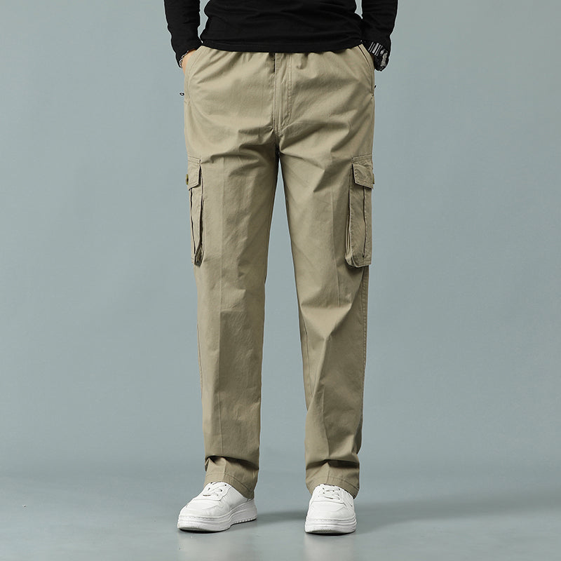 Pantalon cargo décontracté pour homme avec cordon de serrage et pantalon de jogging athlétique pour le sport et l'extérieur | 8588