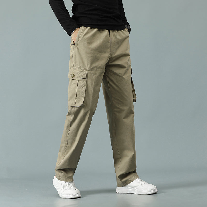 Pantalon cargo décontracté pour homme avec cordon de serrage et pantalon de jogging athlétique pour le sport et l'extérieur | 8588