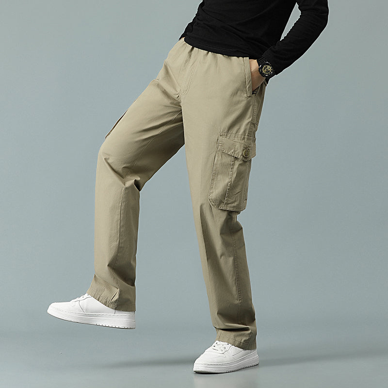Pantalon cargo décontracté pour homme avec cordon de serrage et pantalon de jogging athlétique pour le sport et l'extérieur | 8588