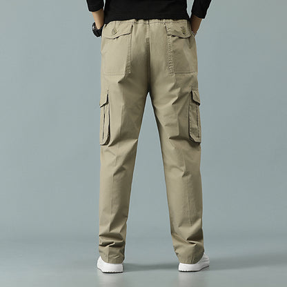 Pantalon cargo décontracté pour homme avec cordon de serrage et pantalon de jogging athlétique pour le sport et l'extérieur | 8588