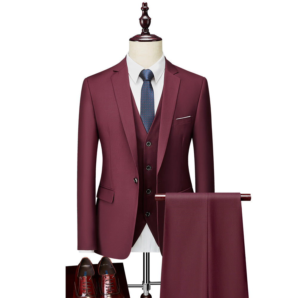 Costume 3 pièces pour homme de qualité supérieure, coupe classique et élégante | X19
