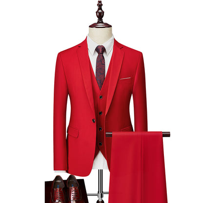 Costume 3 pièces pour homme de qualité supérieure, coupe classique et élégante | X19