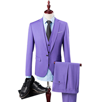 Costume 3 pièces pour homme de qualité supérieure, coupe classique et élégante | X19