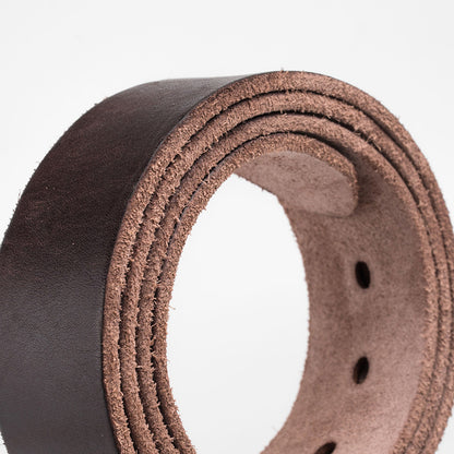 Ceinture en cuir rétro délavé pour homme | Ceinture décontractée pour homme 1 1/2" en cuir pleine fleur | N8117