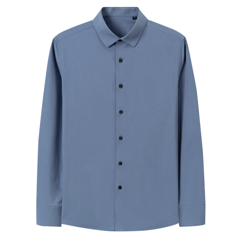 Camicie eleganti da uomo in modal, a maniche lunghe, elasticizzate, formali | C2080 